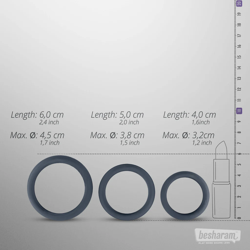 Boners 3 Flat Cock Rings Set - Image 3