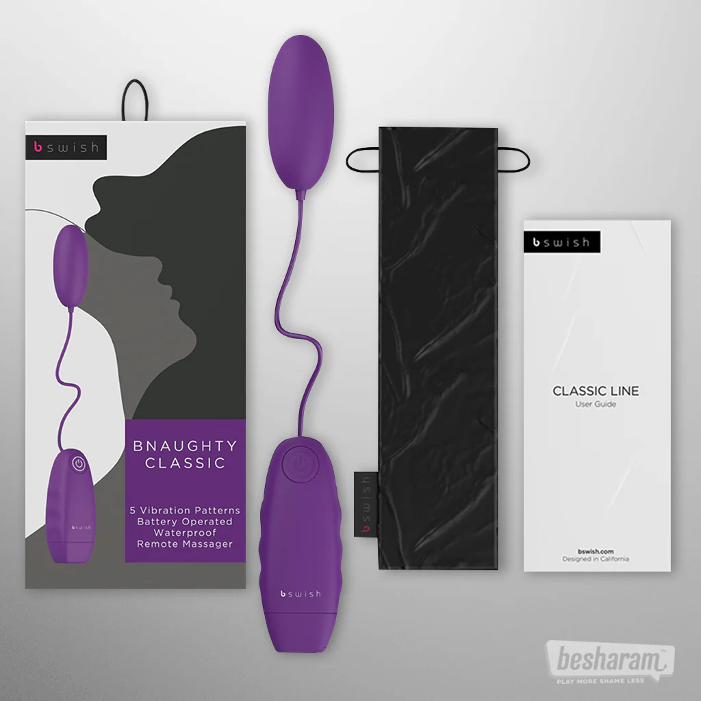 B Swish Bnaughty Classic Egg Vibrator - Image 4