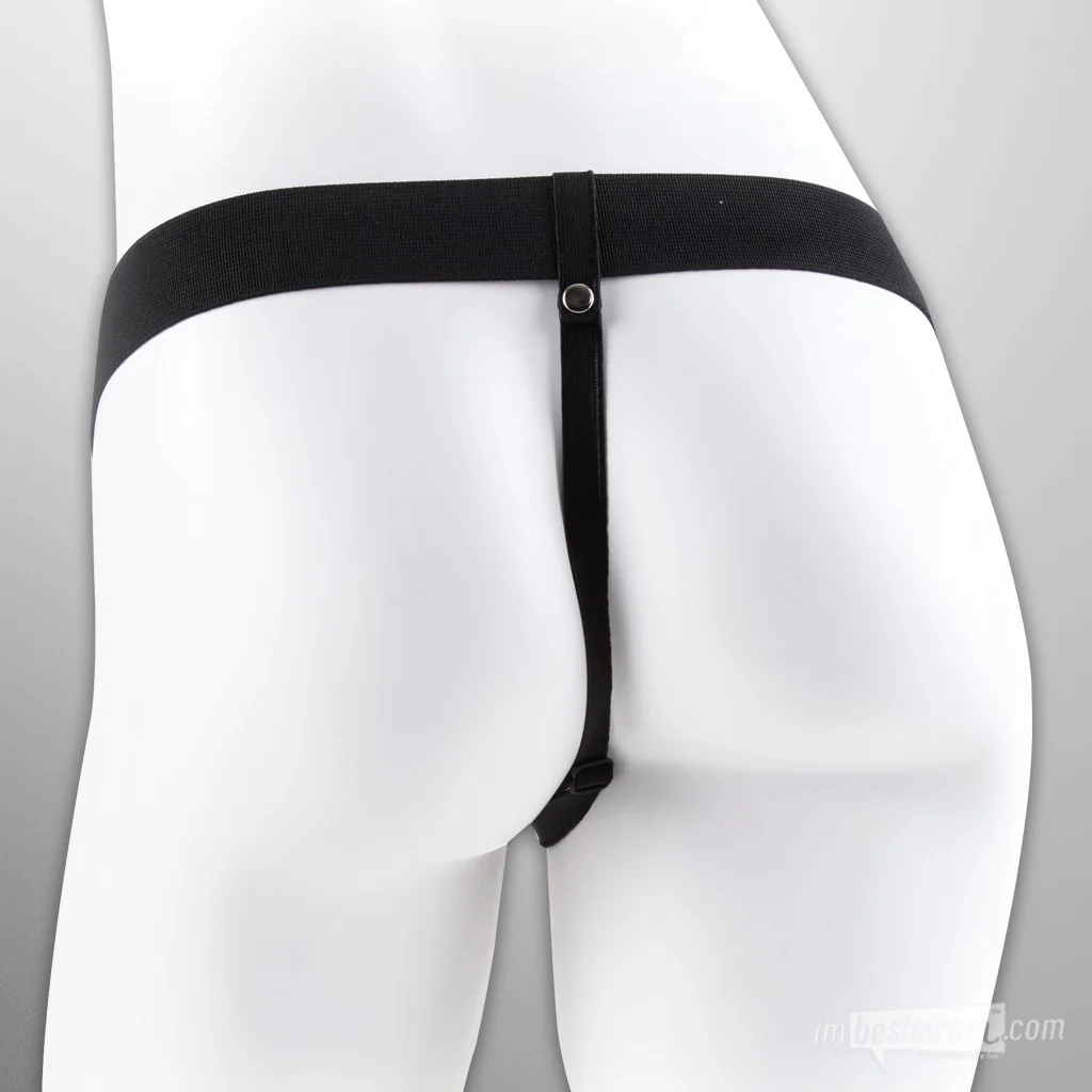 Fetish Fantasy 7" Hollow Strap-On Dildo with Balls - Image 4