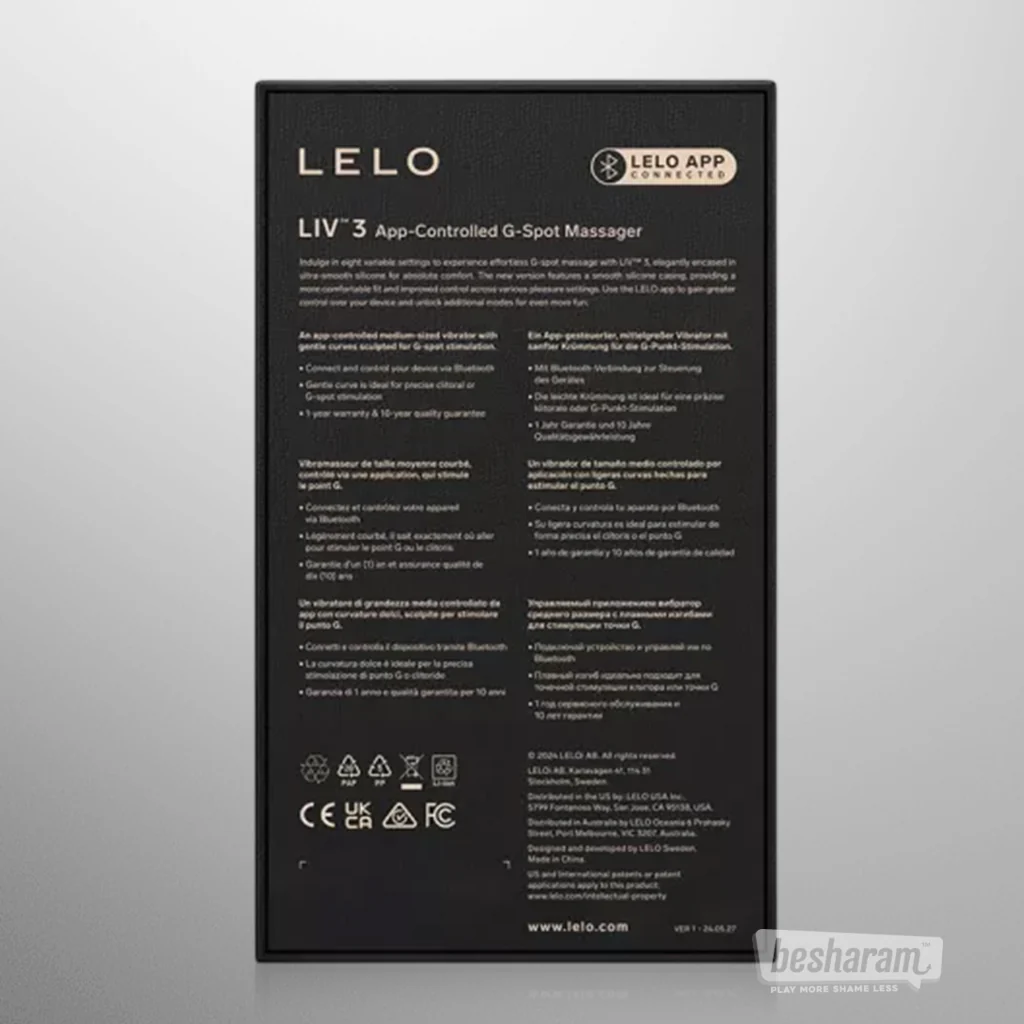 Lelo Liv 3 App Controlled G-Spot Vibrator - Image 5