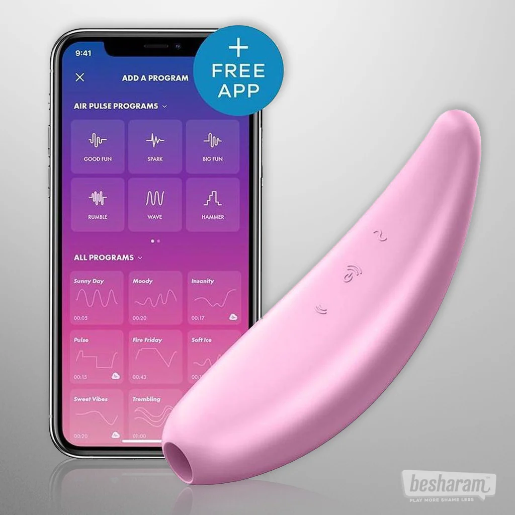 Satisfyer Curvy 3+ App Controlled Suction + Vibration Massager - Image 3