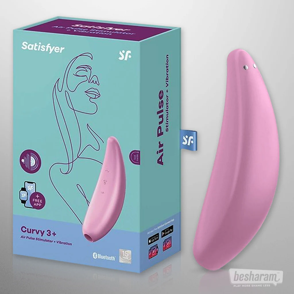 Satisfyer Curvy 3+ App Controlled Suction + Vibration Massager - Image 5