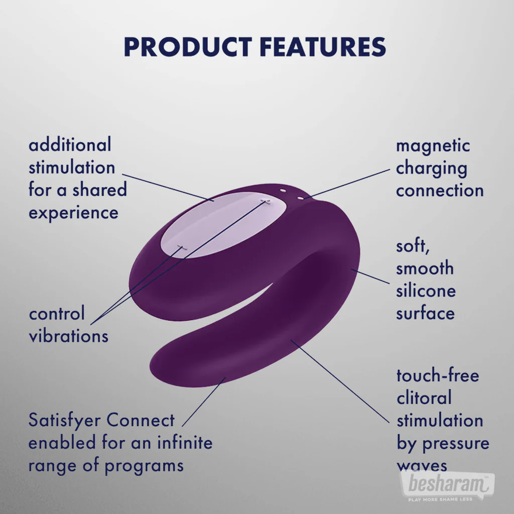 Satisfyer Double Joy Couple's Vibrator - Image 3