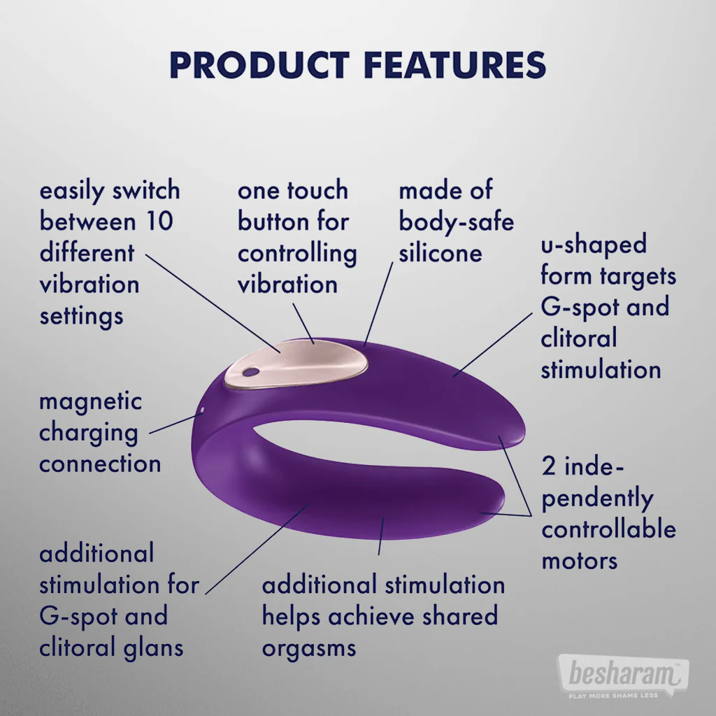 Satisfyer Partner Plus Couples Vibrator - Image 3