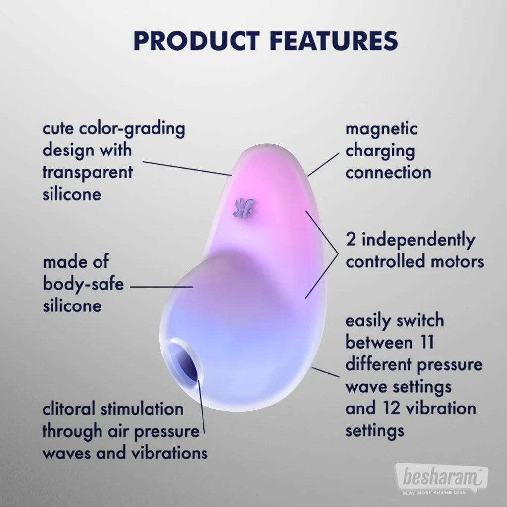 Satisfyer Pixie Dust Suction + Vibration Massager - Image 3