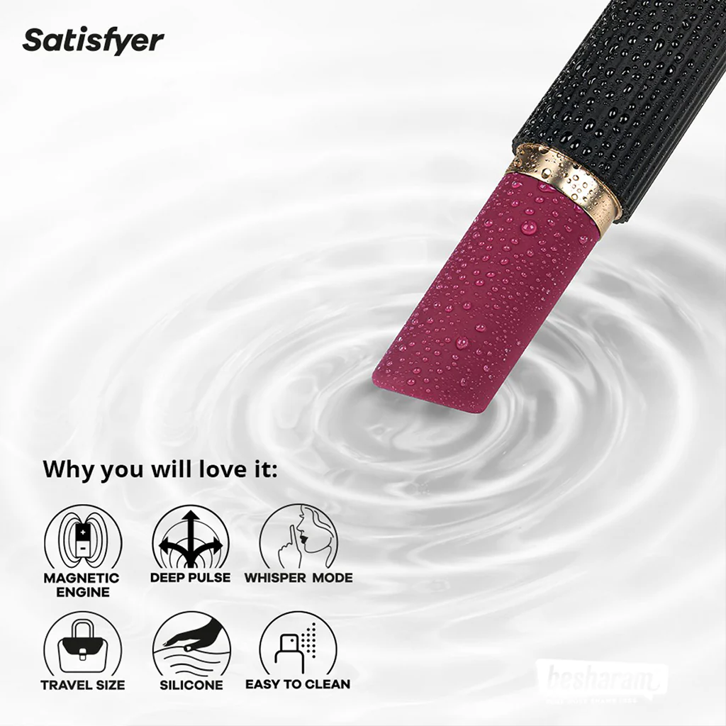 Satisfyer Pro 2 Kiss Lipstick Vibrator - Image 4