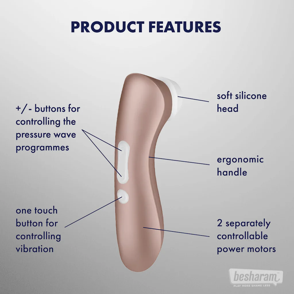 Satisfyer Pro 2+ Suction + Vibration Massager - Image 3
