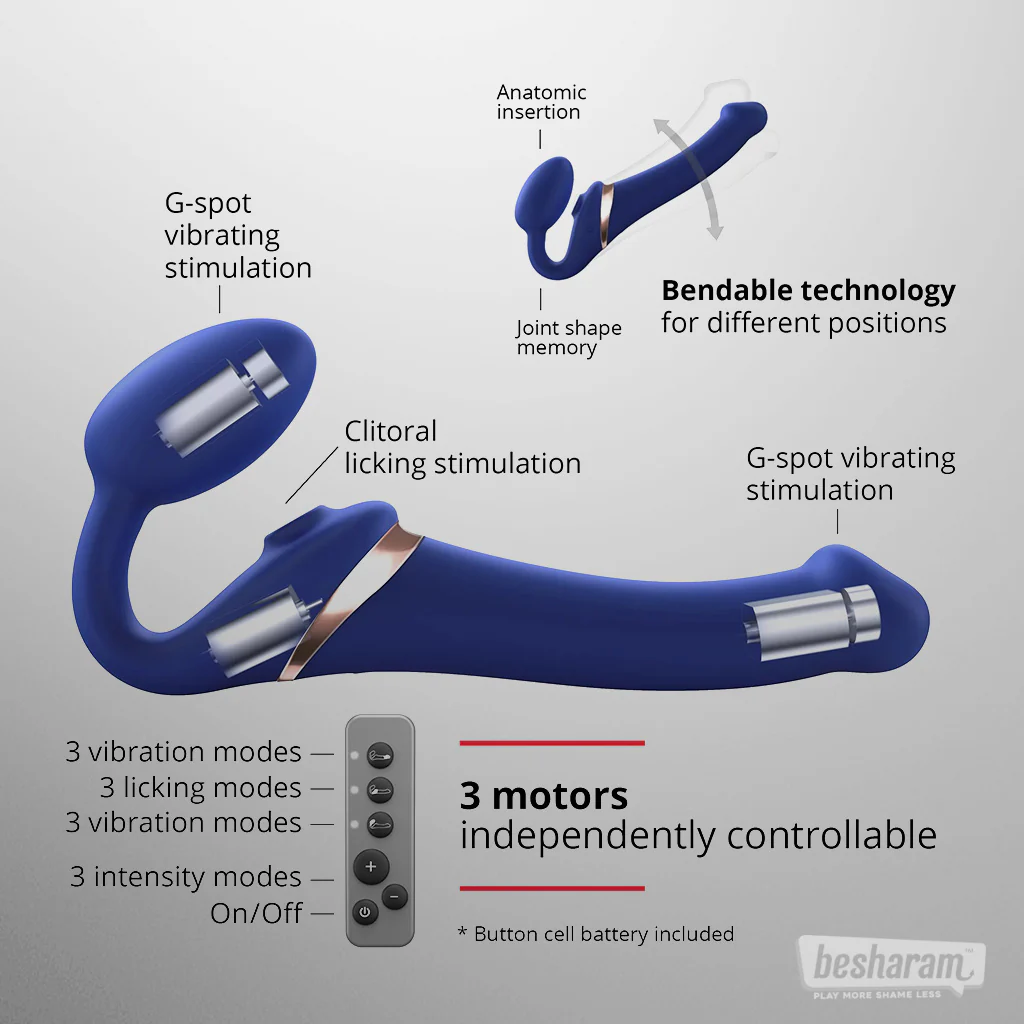 Strap-on-Me Multi Orgasm Bendable Strap-on - Image 3