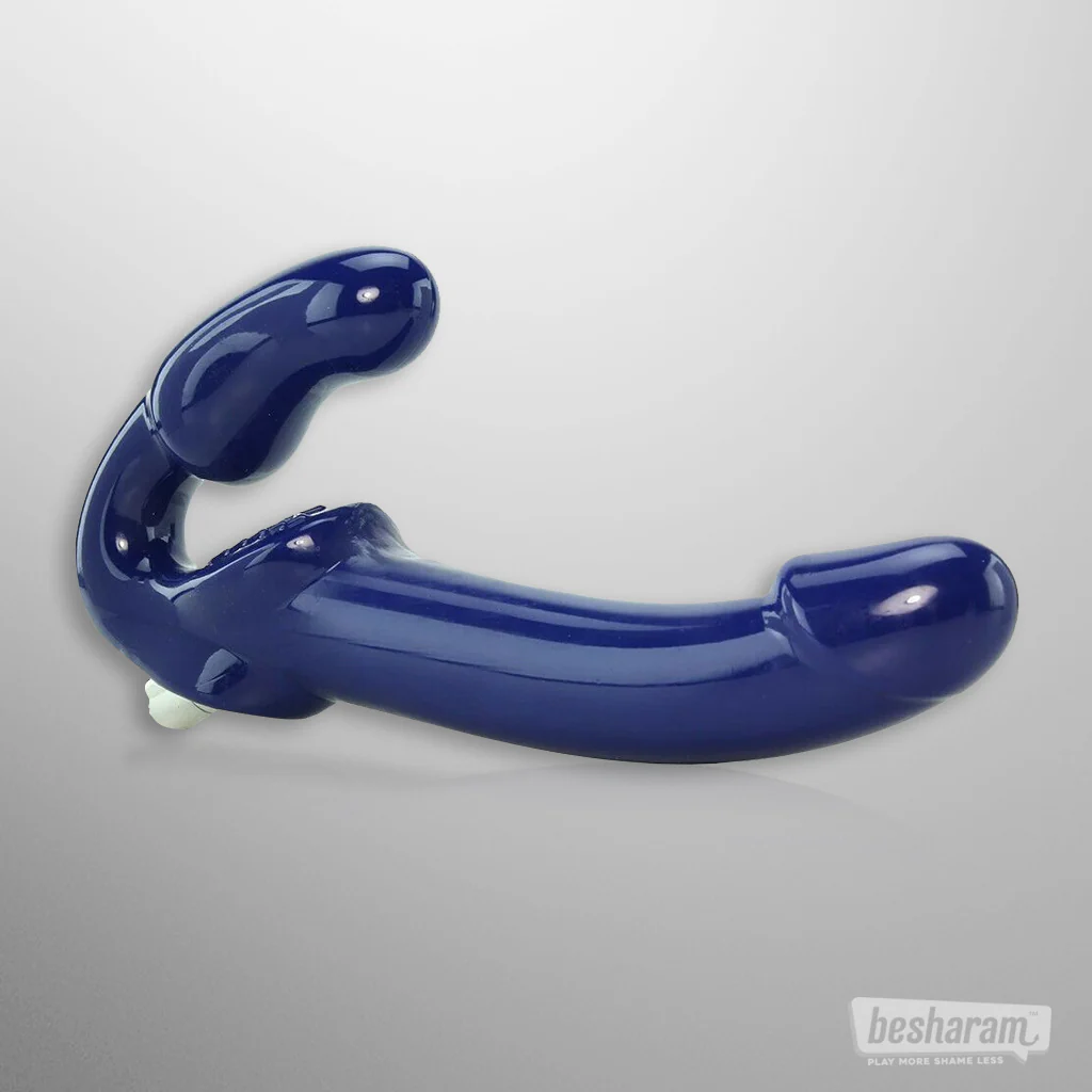 Strap U Revolver II Vibrating Strapless Strap On Dildo - Image 3